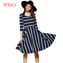 OEM haute qualité Stripe femmes Fashion Dress